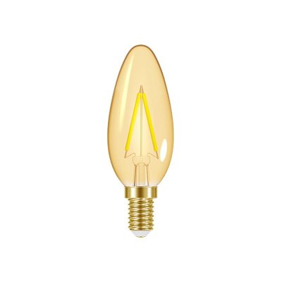 lampada led taschibra filamento vintage vela b35 1