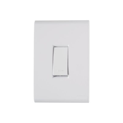 interruptor simples tramontina linha liz com placa 4x2 branco