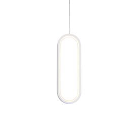lustre pendente quality hoop 1321 led bivolt branco 1