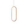 lustre pendente quality hoop 1321 led bivolt cobre 1