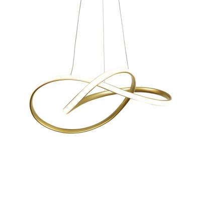 lustre pendente quality orgon 1424 led bivolt dourado 1